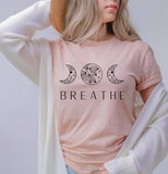 Triple Moon  Breath Bella Canvas T Shirt
