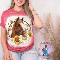 Sunflower Horse Tee