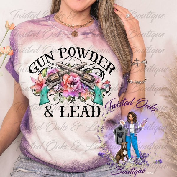 Gun Powder and Lead Bleached T Shirt