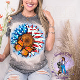 Sunflower and Butterfly Tee