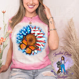 Sunflower and Butterfly Tee