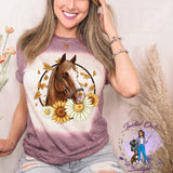Sunflower Horse Tee