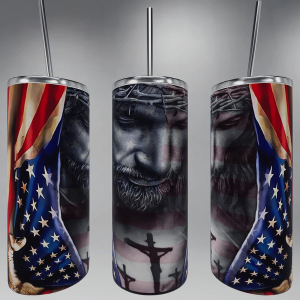 God and Country Tumbler
